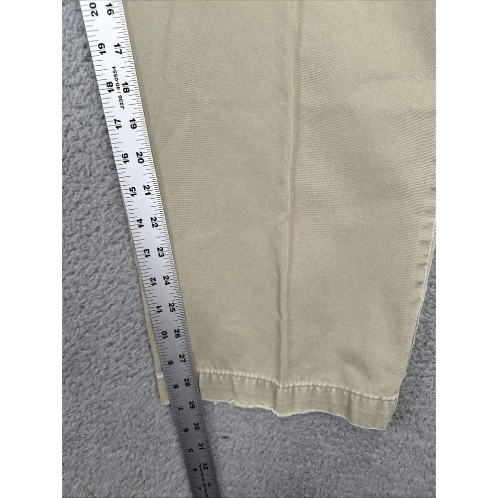 Polo Ralph Lauren Andrew Pants Mens 36x30‎ Khaki Pleated Classic Fit
